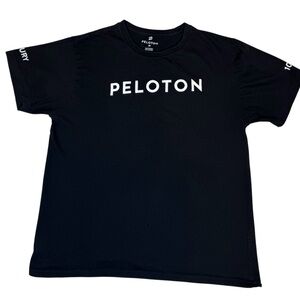 Peloton Century Club 100 Black T-Shirt Unisex 100% Cotton Logo Size M
